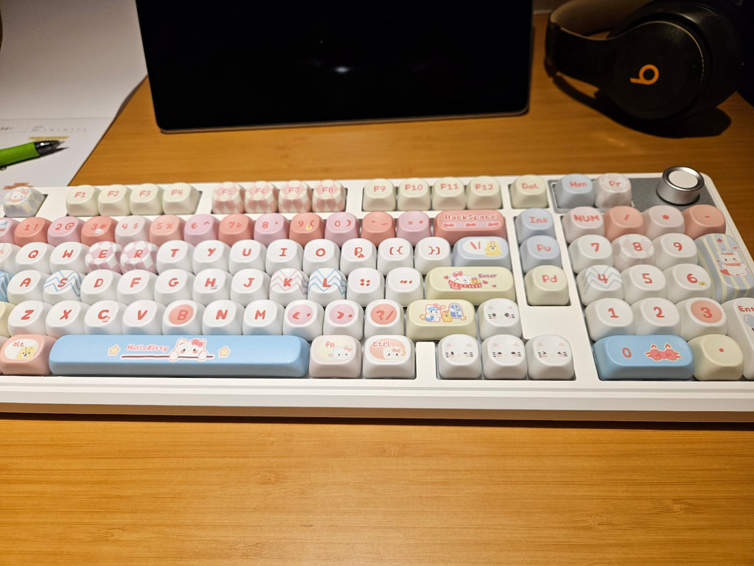 Cottagecore Kitty Mechanical Keyboard