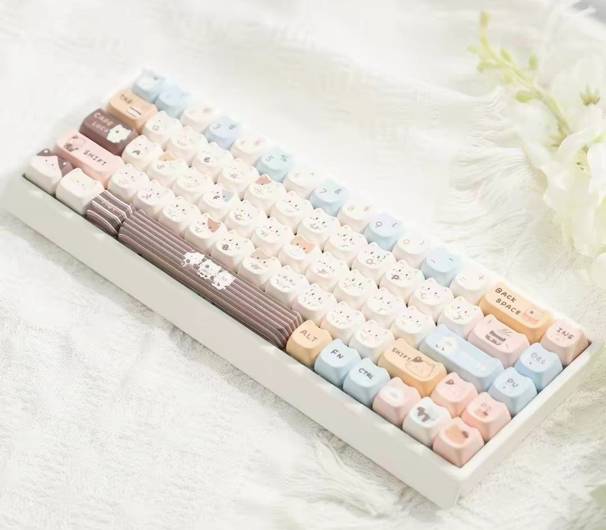 Le Chaton Crème Compact Keyboard