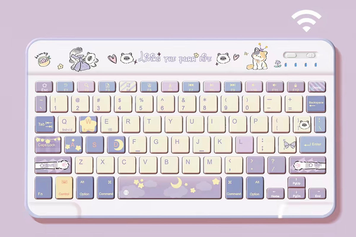 Purr-adise Tablet Ipad Keyboard
