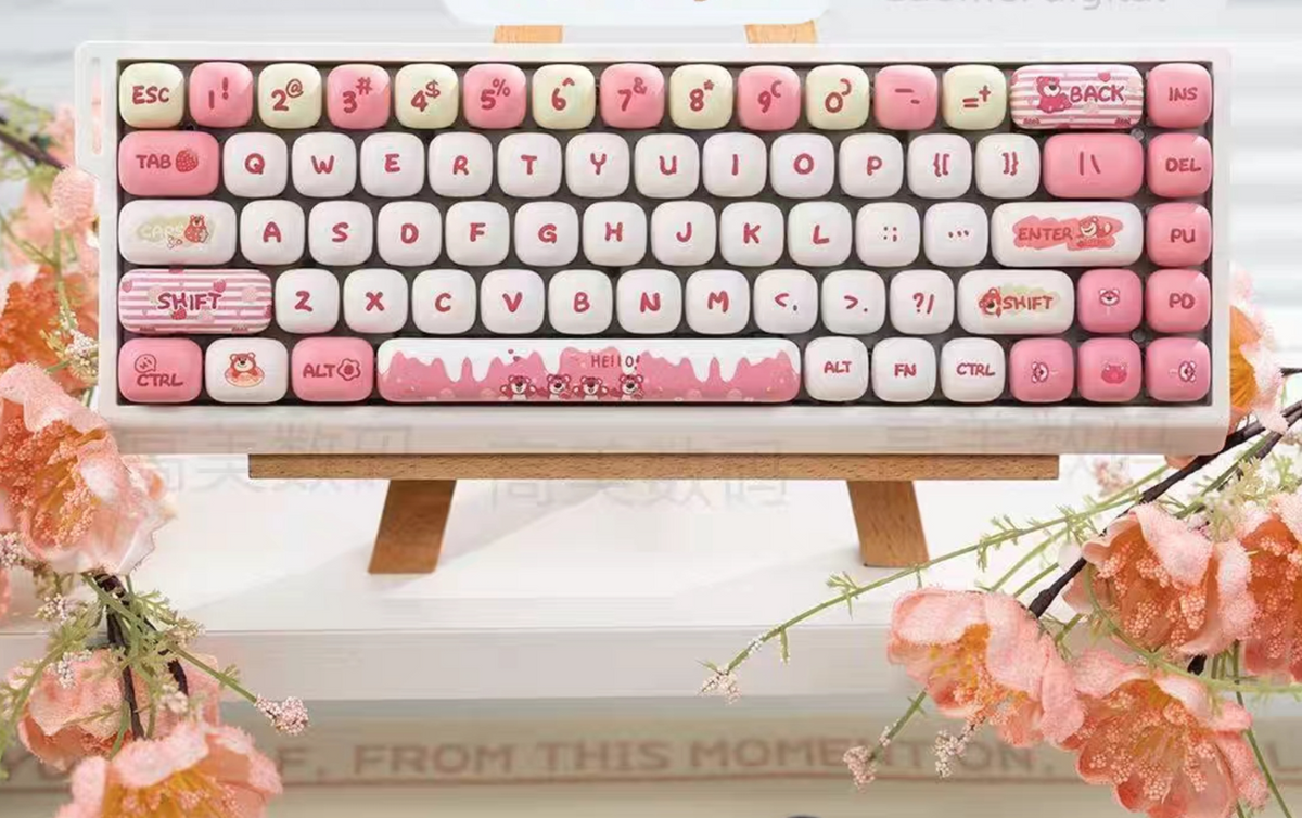 Strawberry Beary Compact Keyboard