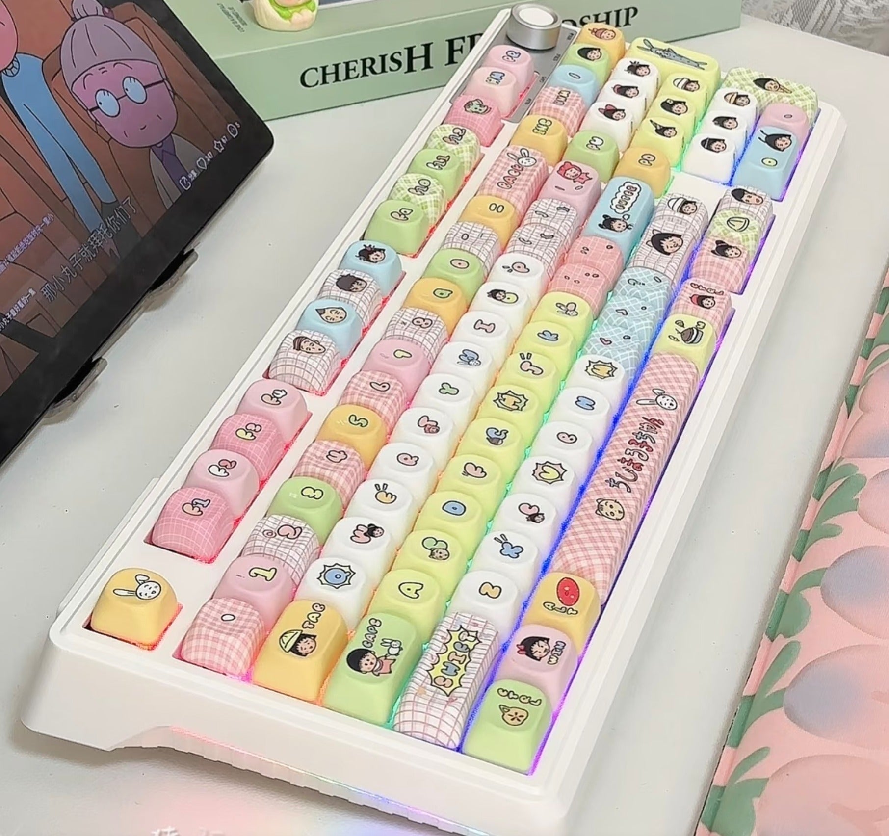 Maruko Morning Mist Snap Mechanical Keyboard