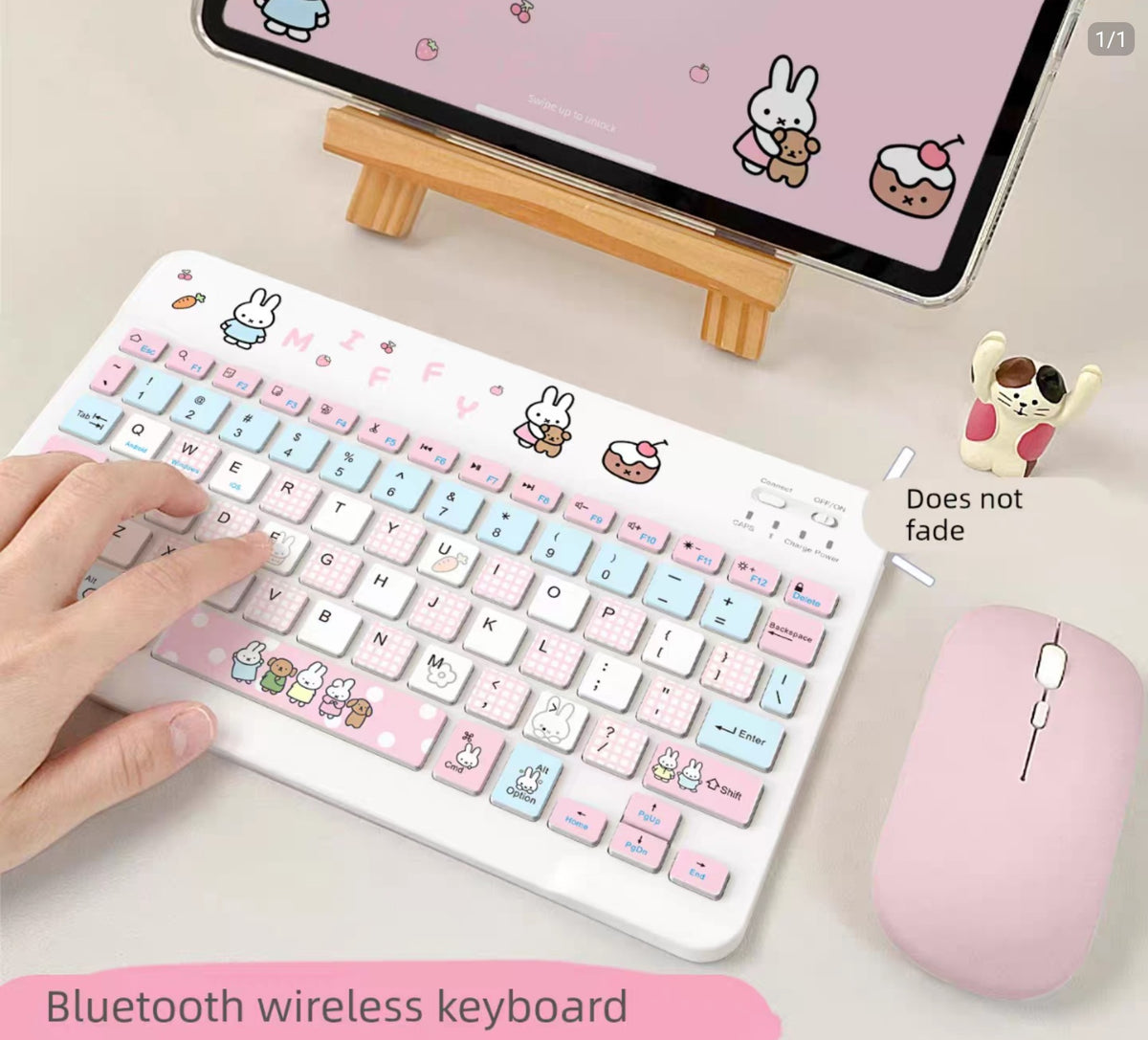 Miffy Cupcake Tablet Ipad Keyboard