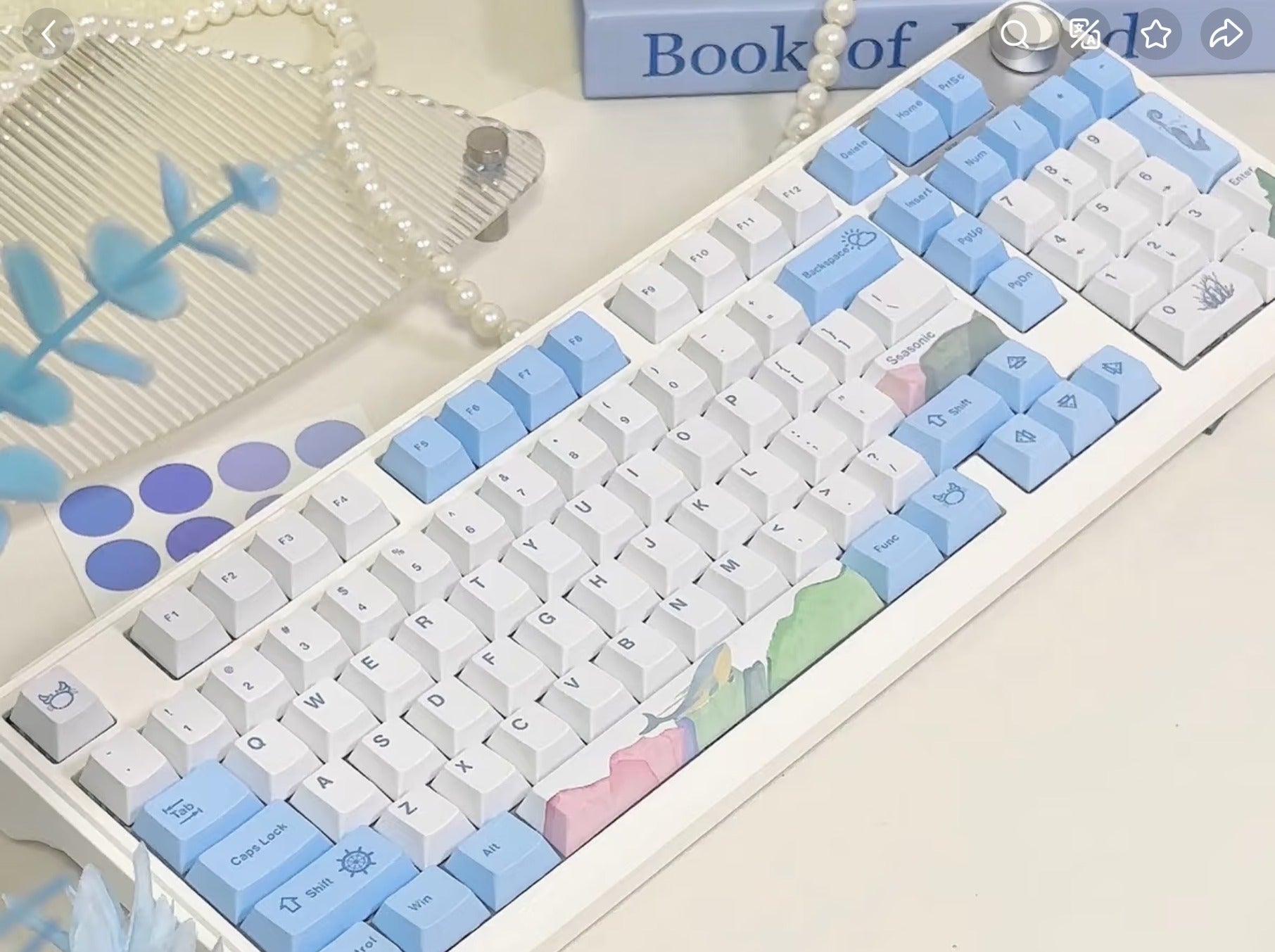 The Ocean Whisper Mechanical Keyboard